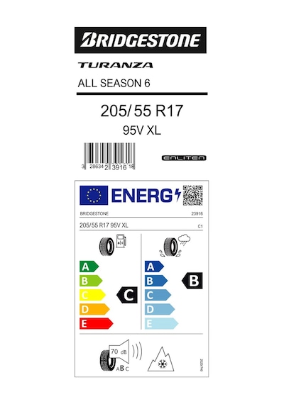 Bridgestone Turanza All Season 6 205/55 R17 95V Xl Dört Mevsim Lastiği Lastik - 2026