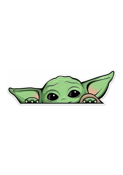 Star Wars Yoda Araba, Motorsiklet, Kask, Laptop,cam Sticker 16x6 Cm