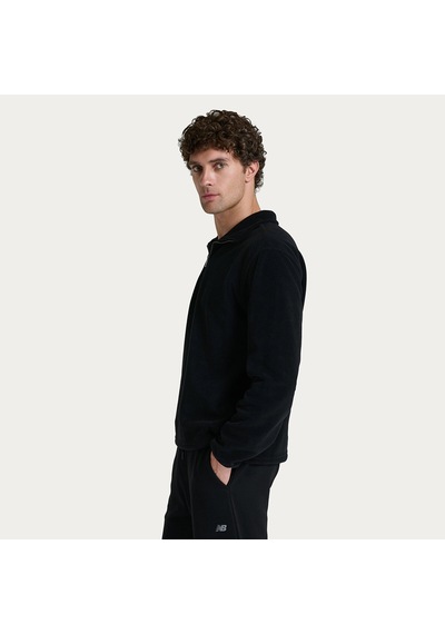 New Balance Lifestyle Men Half Zip Erkek Sweatshirt Mnc3620-bk Siyah