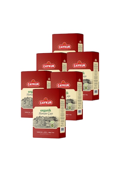 Organik Hemşin Çayı Karton Kutu 400 Gr. Altılı Paket