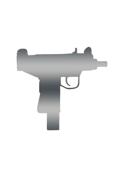 Motosiklet Sticker Uzi Pempe 6cm 8cm 2li