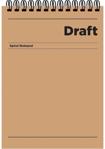 Keskin A4 Kareli Bloknot Draft - Kahverengi Diğer
