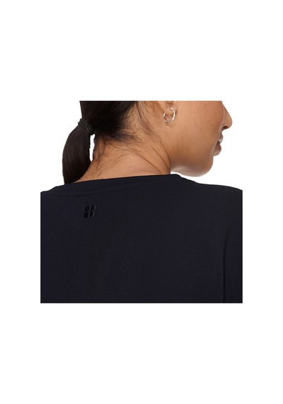 Sweaty Betty Sweaty Betty After Class Longline Sweatshir Kadın Siyah Sweatshirt Blk Siyah