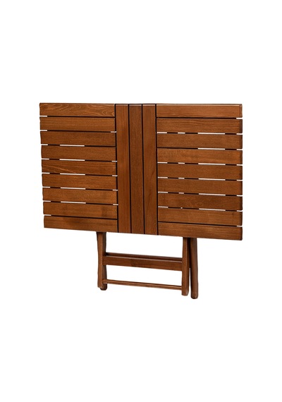 Albatros Katlanır Ahşap Bahçe Balkon Seti: 70x120 Masa+4 Sandalye Kahverengi Albatros Katlanır Ahşap Bahçe Balkon Seti: 70x120 Masa+4 Sandalye Kahverengi