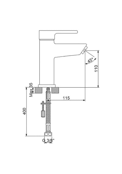 Newarc Premium 832521 Lavabo Bataryası