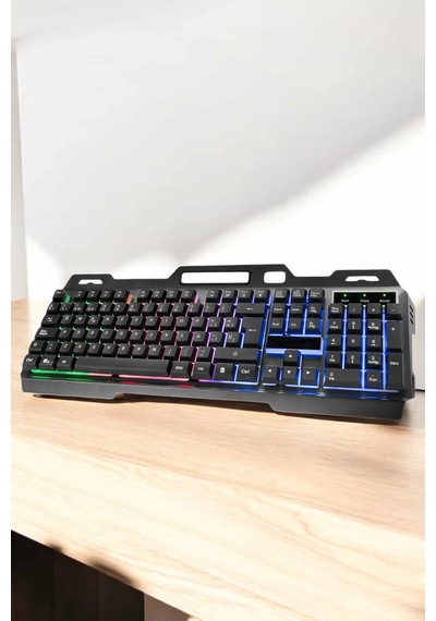 Bay Led Işıklı Oyuncu Klavye Usb Girişli Rgb Işıklı Q Klavye Mouse  Najmaddin 41047416