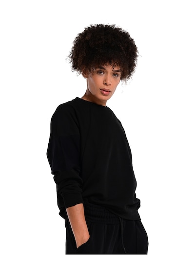 Sportive Huesca Kadın Siyah Günlük Stil Sweatshirt 24kk006-syh 1656483 SiYAH