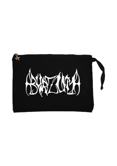 Burzum Shape Siyah Clutch Astarlı Cüzdan / El Çantası Siyah
