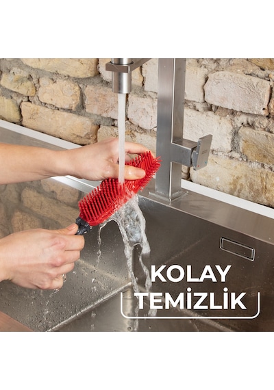 Vld0000000471 Vileda 8 Paket Pet Pro Elektrostatik Tüy Toplayıcı Fırça, Dar Alanlar İçin İdeal, Yıkanabilir, Uzun Ömürlü Vileda