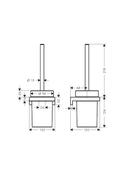 Hansgrohe Addstoıs Tuvalet Fırcalıgı Parlak Altın 41752990