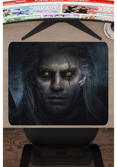 The Witcher V5 48x40 Xl Gaming Kauçuk Kaymaz Taban Mouse Pad Fare Altlığı