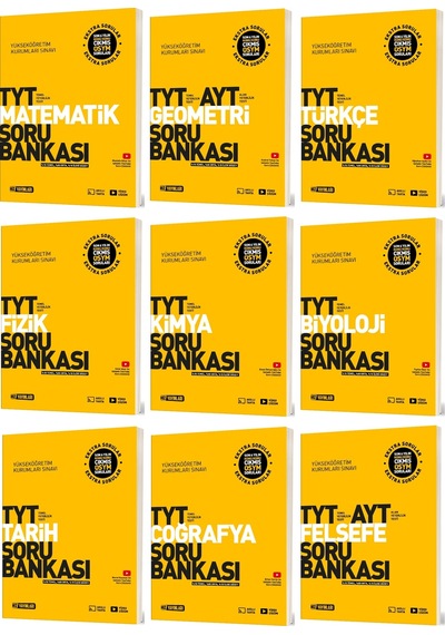 Hız 2025 Tyt Soru Bankası Seti Tam Set 9 Kitap