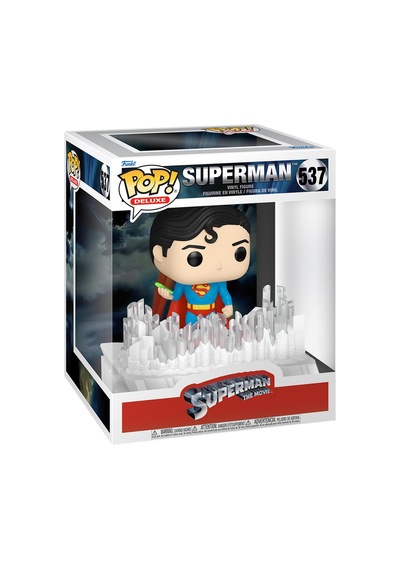 Funko Pop Dc Deluxe: Superman With Crystal 1978
