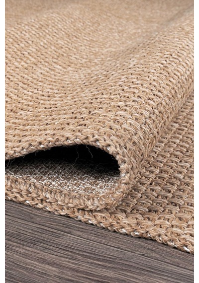 Naturel Jüt Halı Modern Örme Kilim Rusticana 3101 Çok Renkli