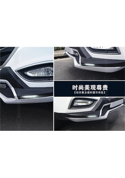Hyundai İx35 Ön Arka Tampon Koruma Oem Stil Ledli 2009-2016