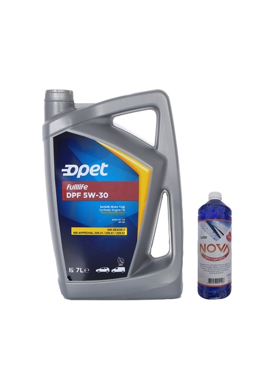 Opet Fulllife Dpf 5W-30 Sentetik Motor Yağı 7 L + Cam Suyu