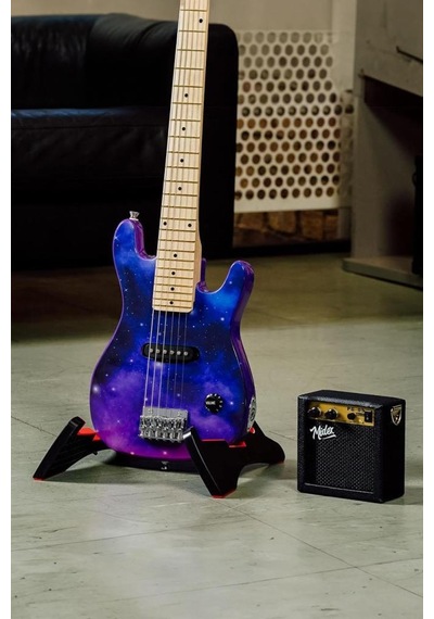Midex Ceg-30pu 4-6 Yaş Çocuklar İçin Amfili Full 1/4 30 İnç Elektro Gitar Seti Mor