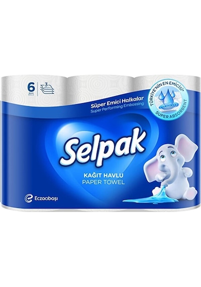 Selpak 6'Lı Kağıt Havlu