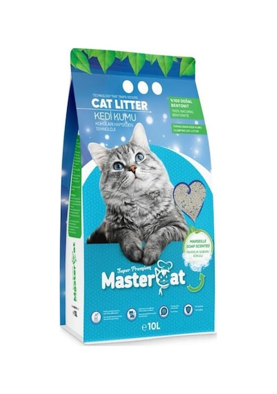 Premium Marsilya Sabunlu Kedi Kumu 10l