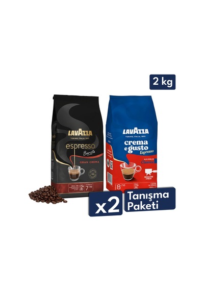 Crema E Gusto, Espresso Barista Gran Crema Çekirdek Kahve 1 Kg 2'li Paket