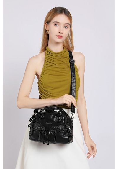Smart Bags Küçük Boy Çok Cepli Uzun Askılı Kadın Günlük El Ve Omuz Çantası Bej