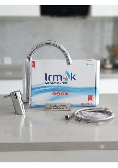 Irmak Su Armatürleri Su Tasarruflu Dayanıklı Krom Mutfak,banyo Ve Lavabo Bataryası