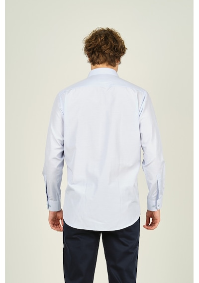 Figs Erkek Slim Fit Uzun Kollu Pamuklu Gömlek 0017 Açık Mavi Açık Mavi