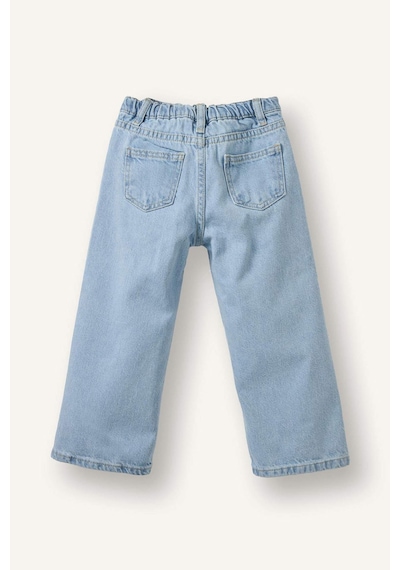 Defacto Kalp Patchli Pamuklu Pantolon Kız Bebek H0368A526SM