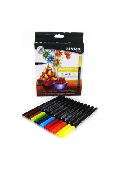 Lyra Aqua Brush Duo 12 Renk Çift Uç Kalem 6521120