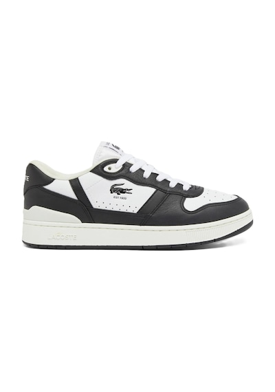 Lacoste T-clip Set Leather Mens Sneaker Hakiki Deri Erkek Günlük Spor Ayakkabı Beyaz Siyah Beyaz - Siyah Lacoste T-clip Set Leather Mens Sneaker Hakiki Deri Erkek Günlük Spor Ayakkabı Beyaz Siyah Beyaz - Siyah