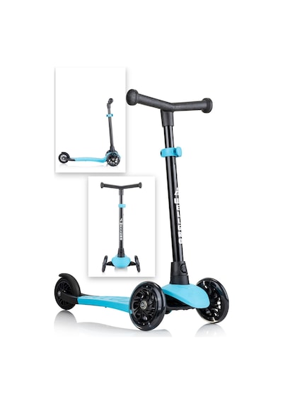 Işıklı Scooter, Ayarlanabilir Yükseklik, Ön Tekerleri Işıklı Çocuk Scooter, Mavi Mavi