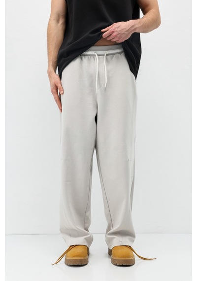 Vamos Bağcıklı Baggy Fit Eşofman Alt Ice Grı