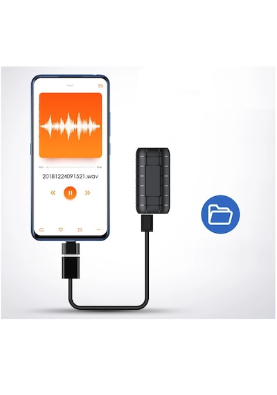 32 Gb Usb Ses Kayıt Dinleme Cihazı Tek Şarjla 20 Gün Kayıt Kulaklıkla Dinleme Uzun Kayıt