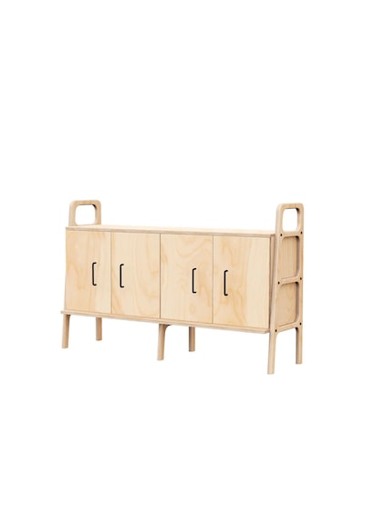 Woodesk Astre, Ahşap, Dolap Ve Konsol, 140x90, Natural Renk