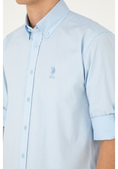 U.s. Polo Assn. Erkek Açık Mavi Gömlek Desenli 50283726-vr003 Açık Mavi U.s. Polo Assn. Erkek Açık Mavi Gömlek Desenli 50283726-vr003 Açık Mavi