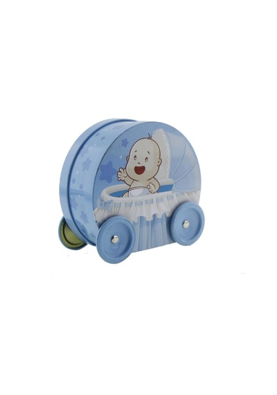Mutluadim 11X12Cm Puset Bebek Arabası Metal Kutu