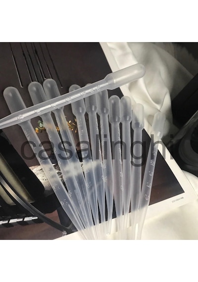 Epoksi Damlalık Pipet 5 Adet 3 Ml Şeffaf Polietilen Reçine Pipeti Hobi El İşi Sanat Malzemesi Casalinghi Diğer