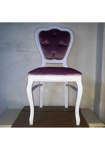Bengimobilya Sandalye Lükens Aslan Model Kayın Ayak Parlak Ceviz Baby Face Mo