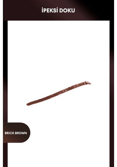 Pürüzsüz Uygulanan Jel Dokuda Kalem Eyeliner Missha Longwear Gel Pencil Liner (Brick Brown) 0.14g
