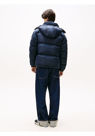 Tommy Hilfiger Tjm Alaska Down Puffer Ext Erkek Mavi Mont - Dm0dm22036 Mavi