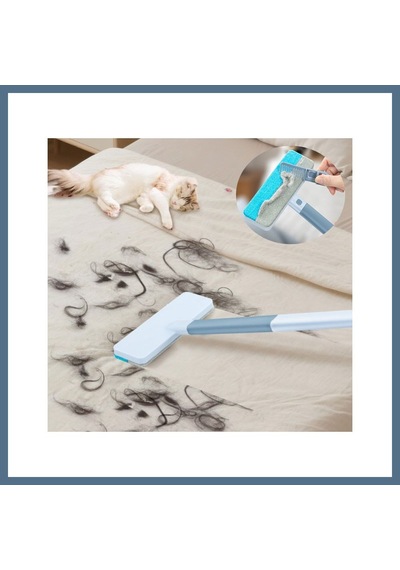 Buradabulabilirsin Çift Yönlü Evcil Hayvan Tüy Toplayıcı Ve Yüzey Temizleme Fırçası Bbz