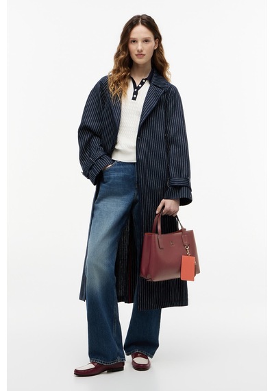 Tommy Hilfiger Th Icon Mını Satchel Kadın Kahverengi Çanta - Aw0aw18722