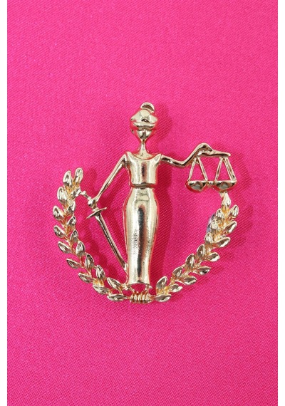 Adalet Terazisi Broş. Adalet Kılıcı Broş. Adalet Kızı Broş. Yaka İğnesi Broş. Erkek Broş. Kadın Broş Gold
