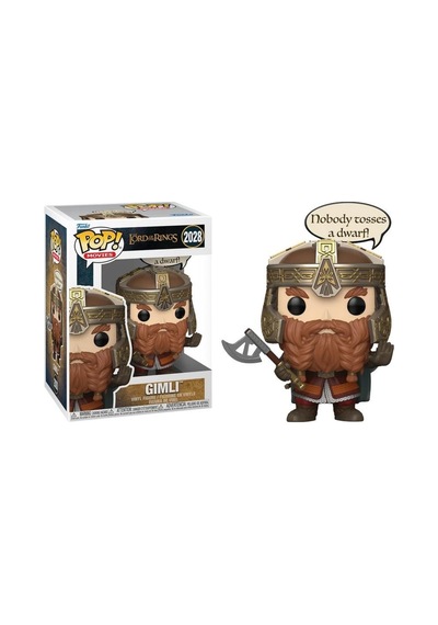 Pop Lord Of The Rings Gimli Nobody Tosses A Dwarf