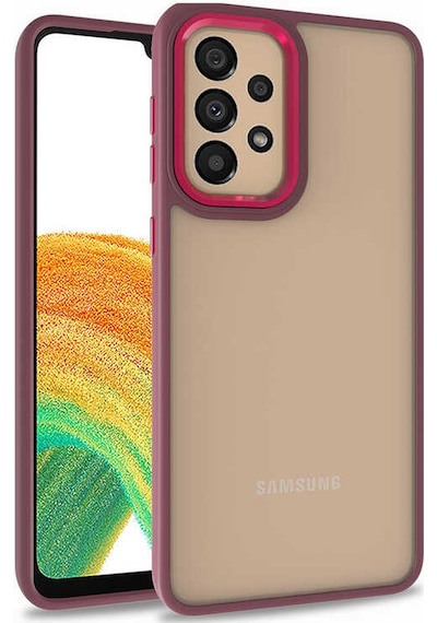Galaxy Uyumlu A32 4g Kılıf Flora Kapak - Kırmızı Kirmizi Kırmızı