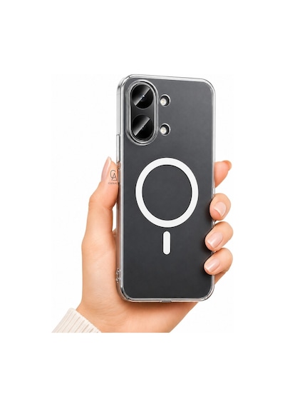 Xiaomi Poco X8 Pro Max İle Uyumlu Kılıf Şeffaf Kamera Korumalı Magsafe Sert Pc Telefon Kılıfı Kapak