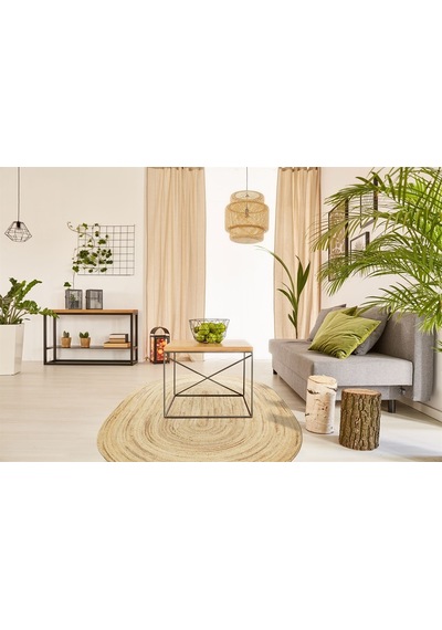 Eko Halı Juno Ech 01E Natural El Dokuma Naturel Jüt Hasır Halı - 140X200