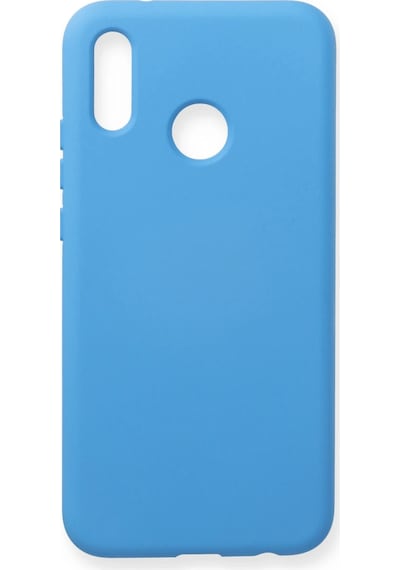 Newface Huawei P20 Lite Kılıf Nano İçi Kadife Silikon Glblseme - 90 - Mavi
