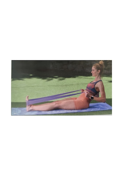 Pilates Bandı Seti 3'lü Ucu Açık Kutulu Çok Renkli