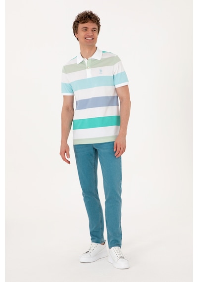 U.s. Polo Assn. Erkek Aqua Tişört 50299945-vr007 Aqua